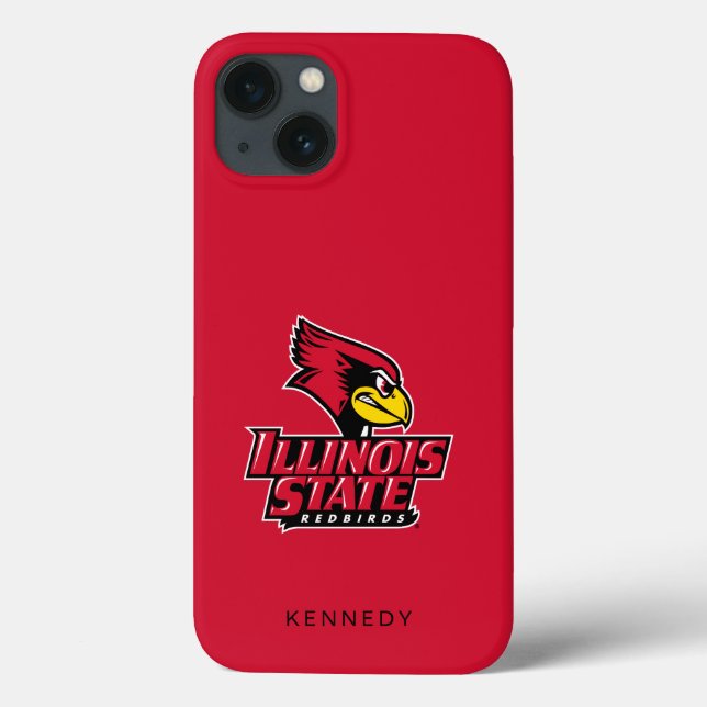Illinois State Redbirds | Add Your Name Case-Mate iPhone Case (Back)