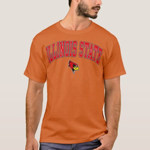 Illinois State Redbirds Arch Over White Officially T_Shirt