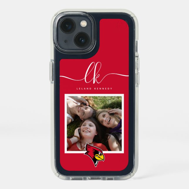 Illinois State Redbirds Profile | Add Your Photo Speck iPhone 13 Case (Front)
