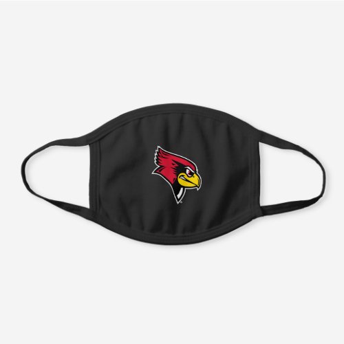 Illinois State Redbirds Profile Black Cotton Face Mask