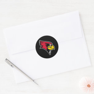 Illinois State Redbirds Profile Classic Round Sticker