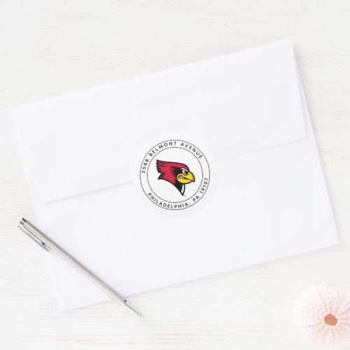 Illinois State Redbirds Profile Classic Round Sticker