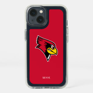 Illinois State Redbirds Profile Monogram Speck iPhone 13 Case