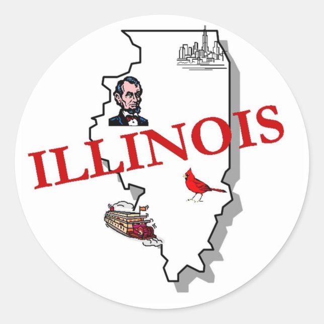 Illinois Sticker (Front)