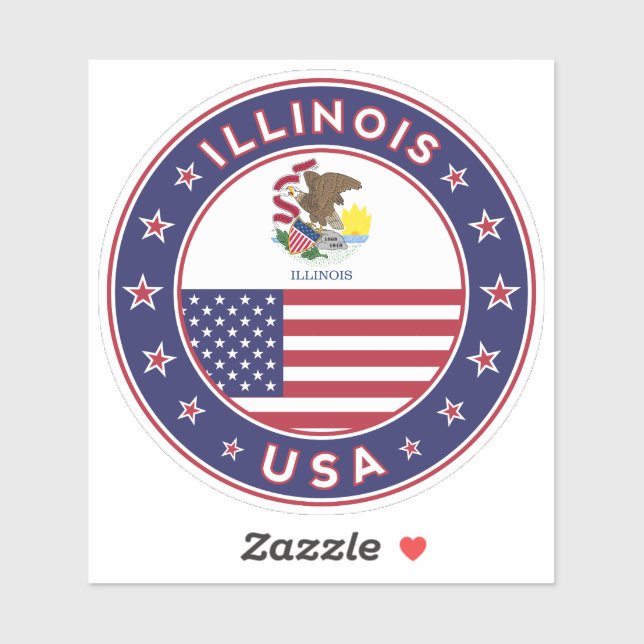 Illinois Sticker (Sheet)