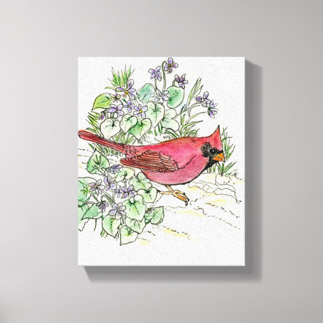 Illinois Stretched Canvas Print (Front)