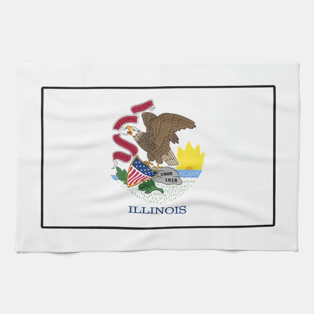 Illinois Towel (Horizontal)