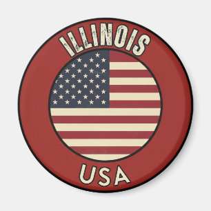 Illinois United States of America Magnet