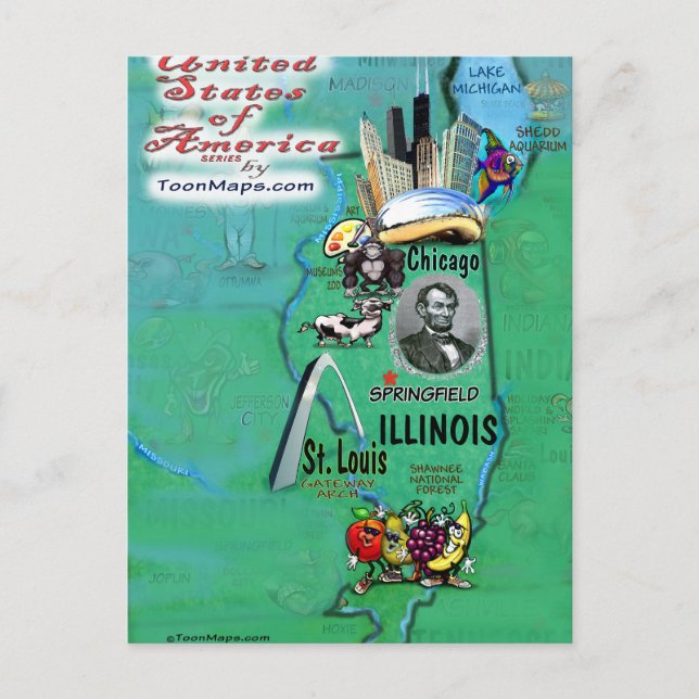 Illinois USA Card (Front)