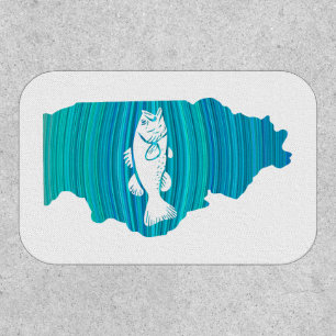 Illinois Wave Fishing Patch