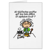 Illiterate People Humor (Front)