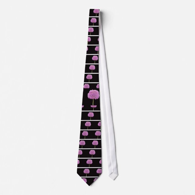 Illium Summer Spring Flower -Irish Design Neck Tie (Front)