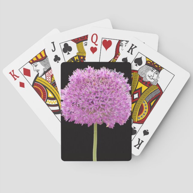 Illium Summer Spring Flower -Irish Design Poker Cards (Back)