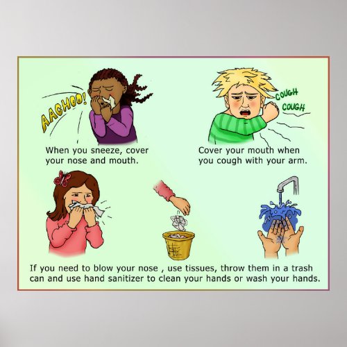 Illness Advice Poster