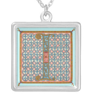Illuminata *I* Monogrammed Silver-Plated Necklace