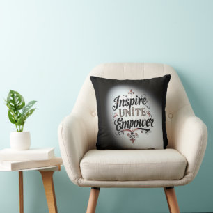 Illuminate & Empower Throw Pillow
