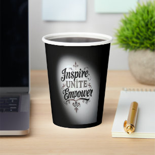 Illuminate & Empower – Traditional Paper Cups