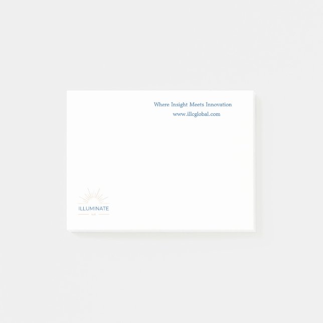 Illuminate post it notes (Front)