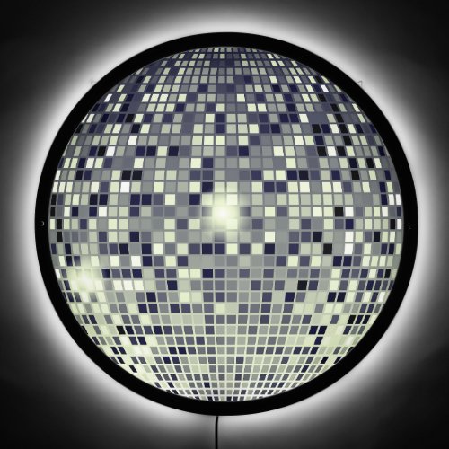 Illuminate Your Space with Nostalgia Disco Ball LED Sign