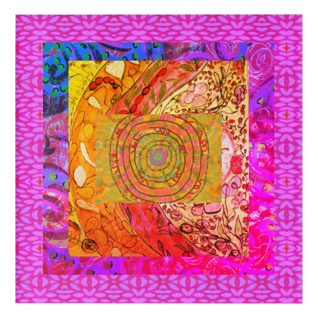 Illuminated Abstract  Acrylic Print (Front)