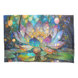 Illuminated Blooming Lotus Flower Pillow Case