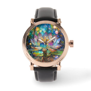 Illuminated Blooming Lotus Flower Watch