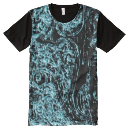 Illuminated Blue Magic Ornament All-Over-Print Shirt