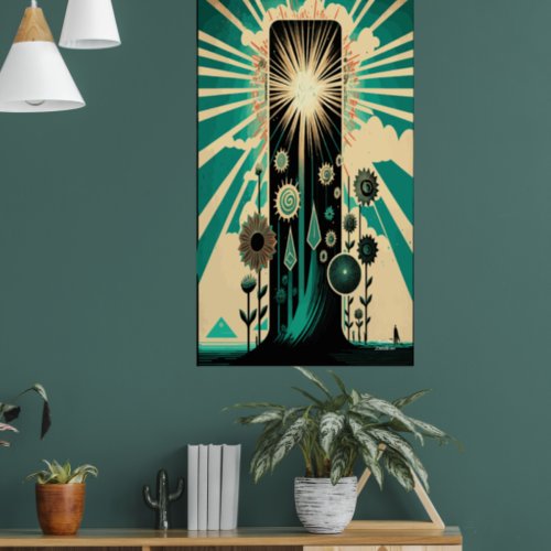 Illuminated by The Sun God Poster