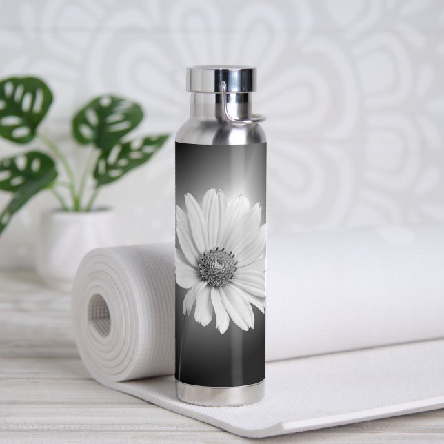 Illuminated Cosmos Flower Water Bottle (Yoga)