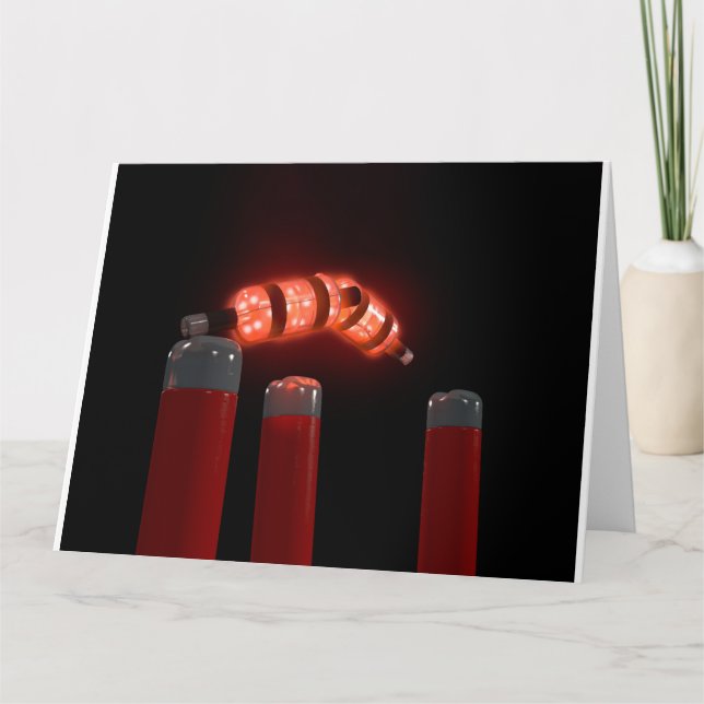 Illuminated Cricket Wicket Stumps Card (Front)