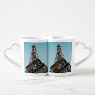 Illuminated Eiffel Tower Coffee Mug Set
