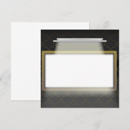 Illuminated Empty Frame (Front/Back)