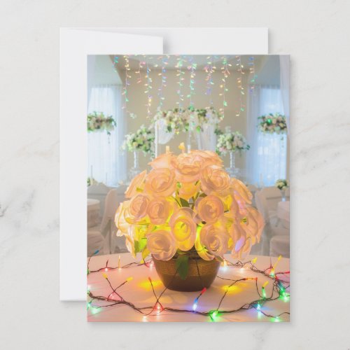 Illuminated Floral  Postcard