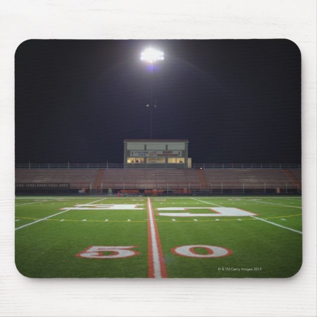 Illuminated Football Field Mouse Pad (Front)
