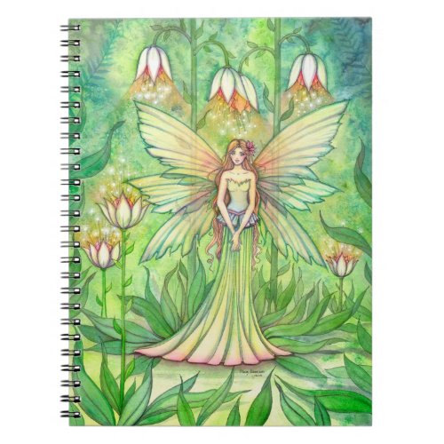 Illuminated Garden Flower Fairy Notebook