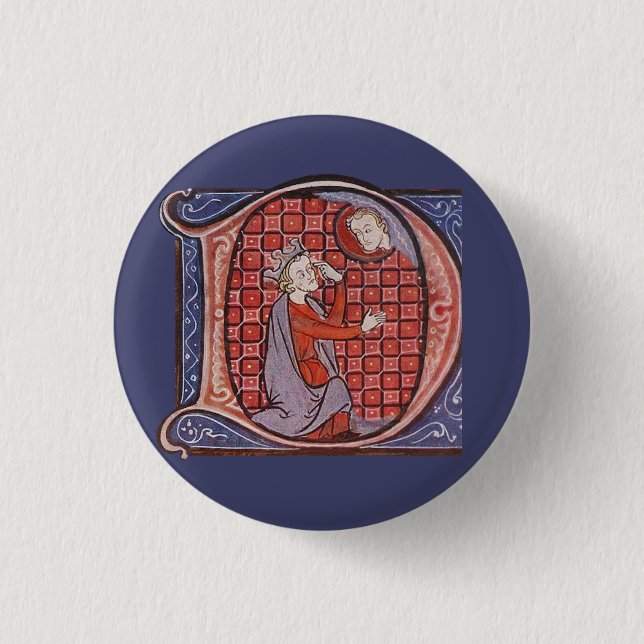 Illuminated Initial D badge Button (Front)