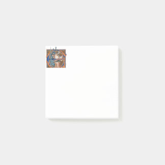 Illuminated Initial E PostIt Post-it Notes