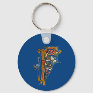 Illuminated Initial F key ring