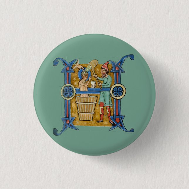 Illuminated Initial H Button (Front)