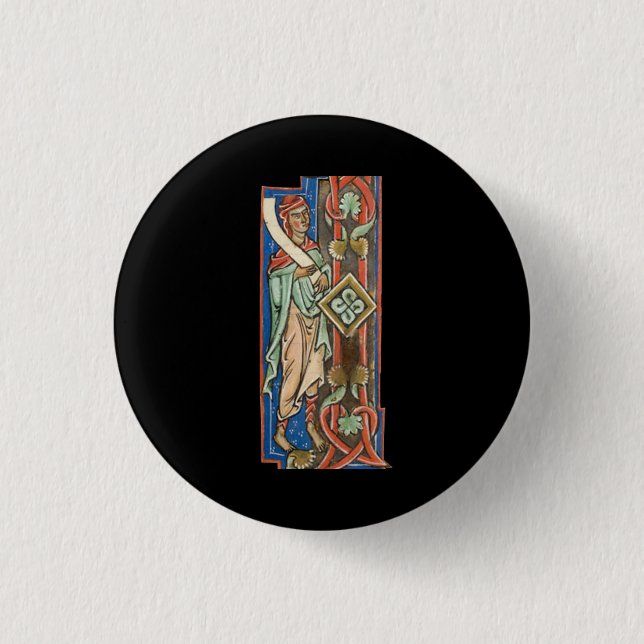 Illuminated Initial I Button (Front)
