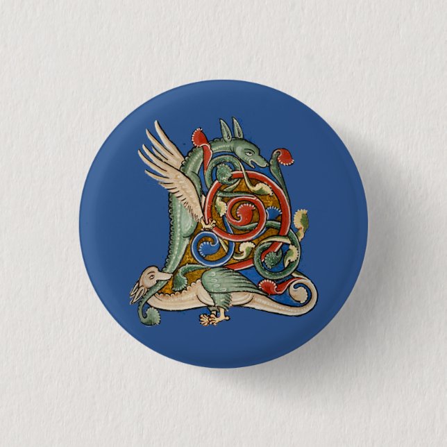 Illuminated Initial L Button (Front)