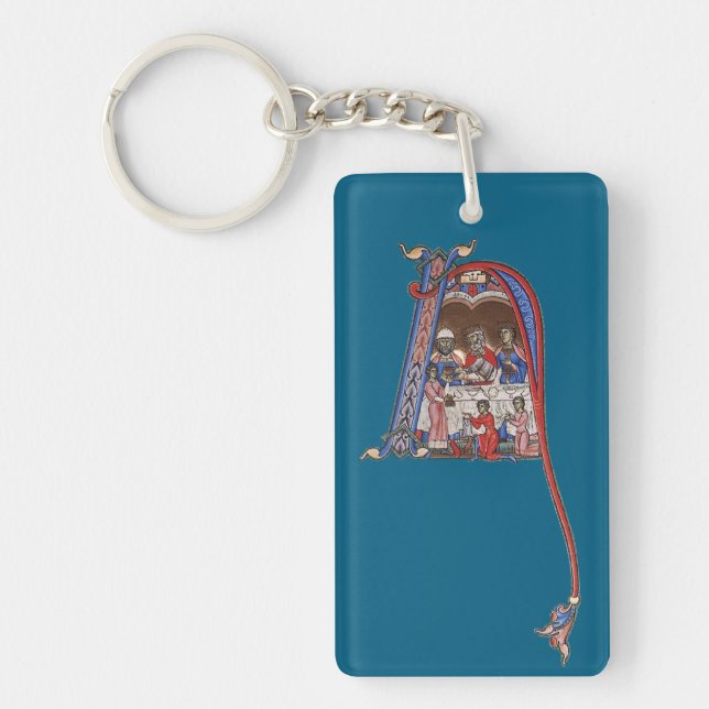 Illuminated Initial N Keychain (Front)