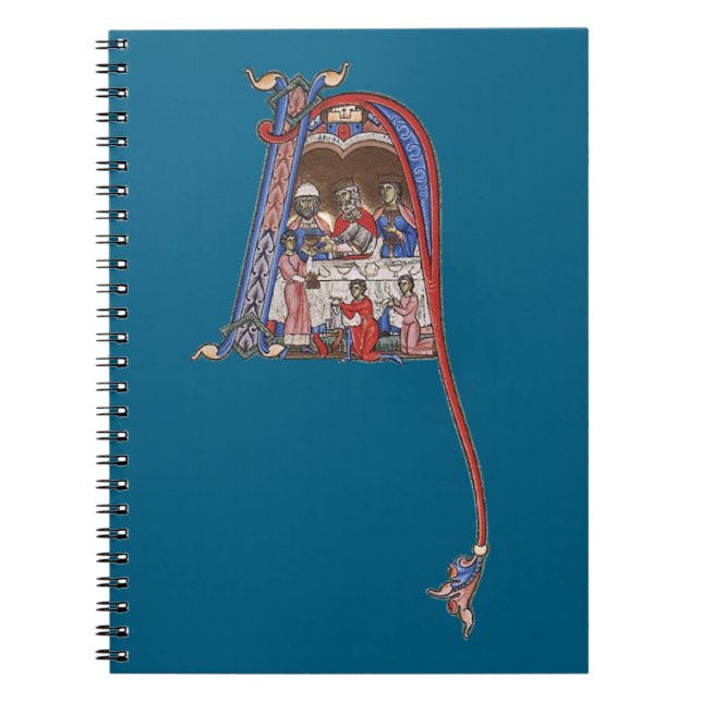 Illuminated Initial N Notebook (Front)