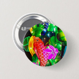 Illuminated Koi Button