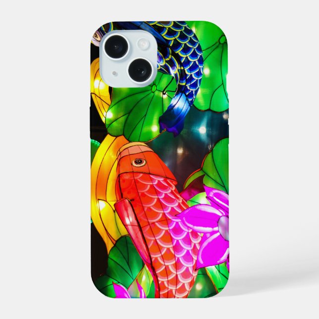 Illuminated Koi Iphone Case (Back)