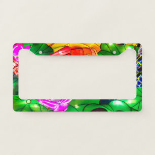 Illuminated Koi License Plate Frame