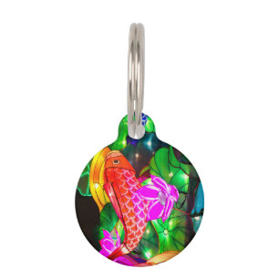 Illuminated Koi Pet ID Tag