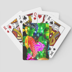 Illuminated Koi Poker Cards