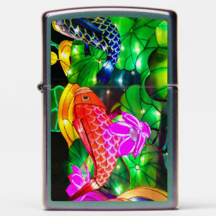 Illuminated Koi Zippo Lighter