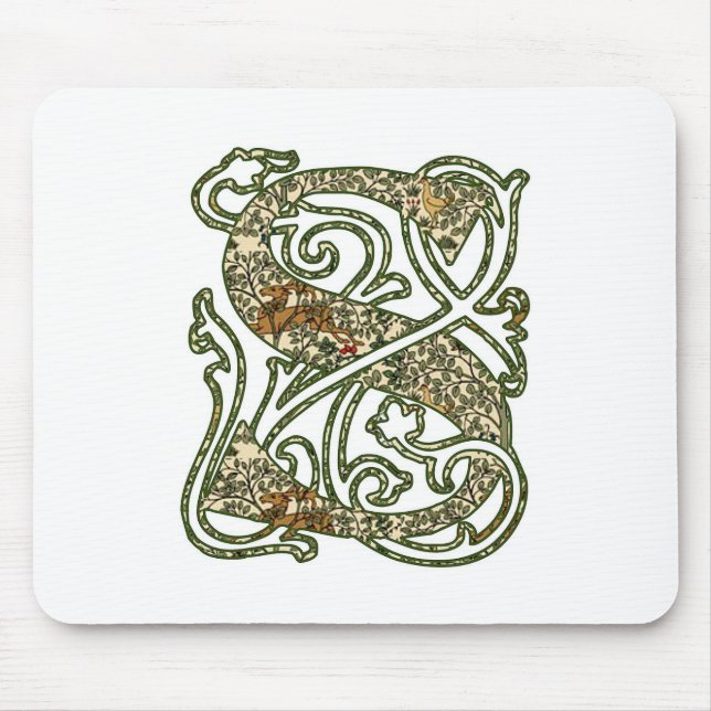Illuminated Letter "S" Mouse Pad (Front)